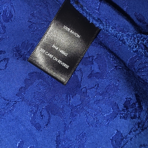 Torrid Jacquard Trench Size 2(18/20, 2x) Blue - Picture 10 of 12